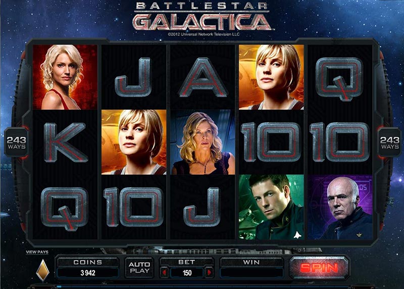 Battlestar Galactica Slot Screen